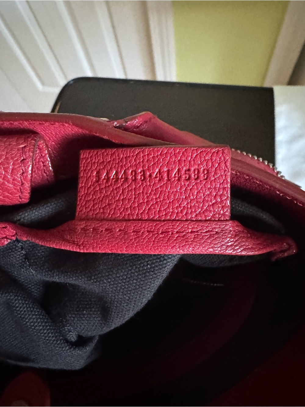 ALEXANDER McQUEEN Red Leather Crossbody Bucket Bag - Picture 15 of 16